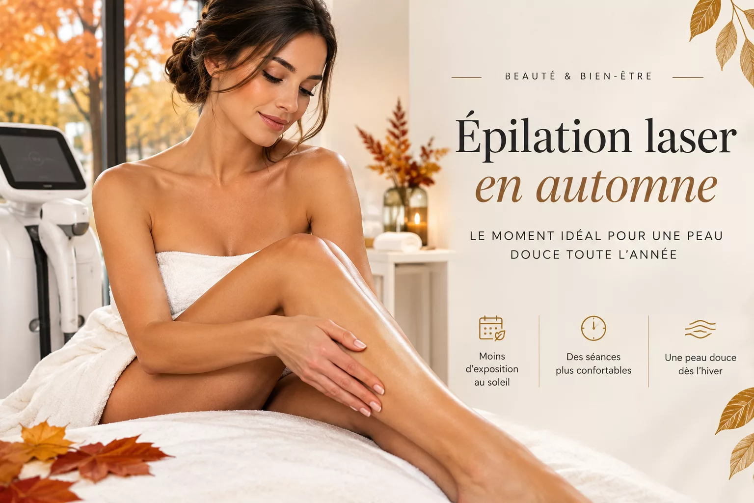 L'automne et l'épilation laser à Strasbourg Clinique Rivoli Massena 2